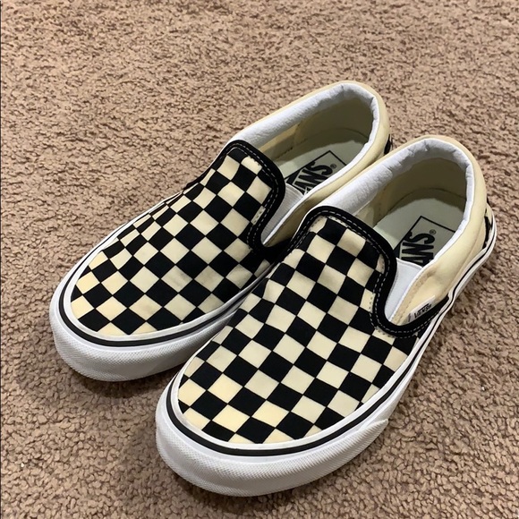 checkered vans womens 7